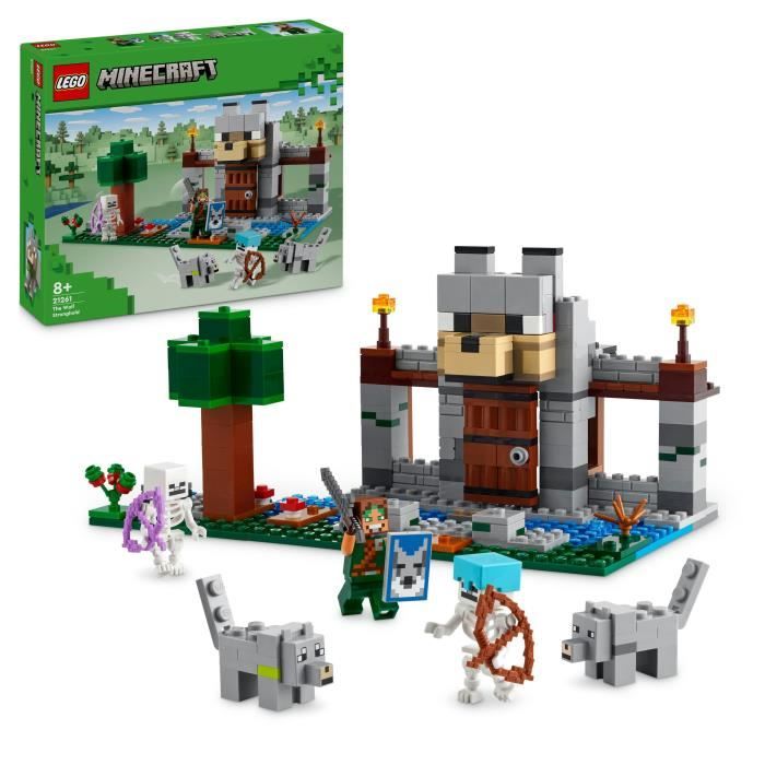 Lego Minecraft La Forteresse Du Loup 21261 Lego La Boite - vue 5