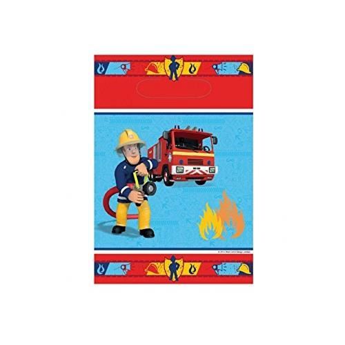 Lot 8 sachet surprise Sam le pompier Sac Cadeau Bonbon Fête