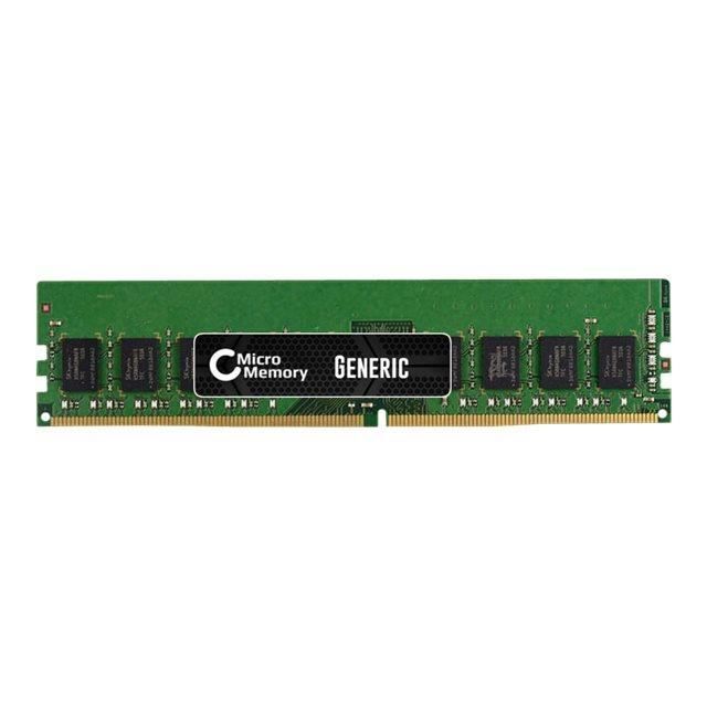Vente Memoire PC MicroMemory DDR4 8 Go DIMM 288 broches 2133 MHz - PC4-17000 CL15 1.2 V mémoire sans tampon non ECC pas cher