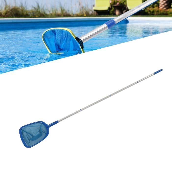 Épuisette De Piscine Télescopique Avec Mailles Fines - Nettoyage Facile Piscine, Spa, Étang Ou Baignoire