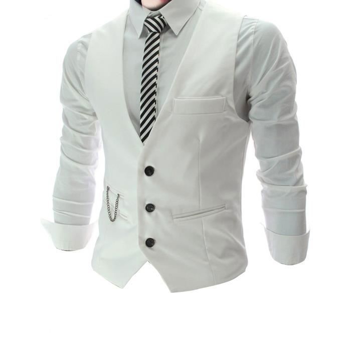 Veston blanc homme