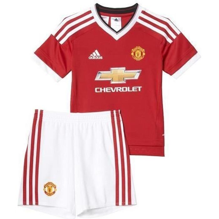 Ensemble Mini Kit Set Football Manchester United Adidas Pour Enfant Rouge Manches Courtes Respirant Cdiscount Sport