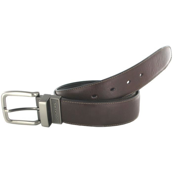 Ceinture Dockers By Levis REVERSIBLE 11DP01AM homme marron