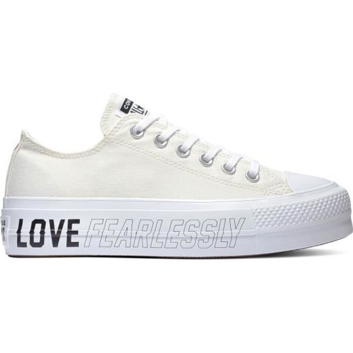 converse chuck taylor all star ox blanche et or