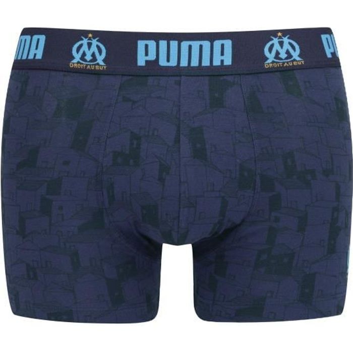 Boxer Puma OM Bleu 95 Coton 5 Elasthanne Bleu Cdiscount Pret a Porter
