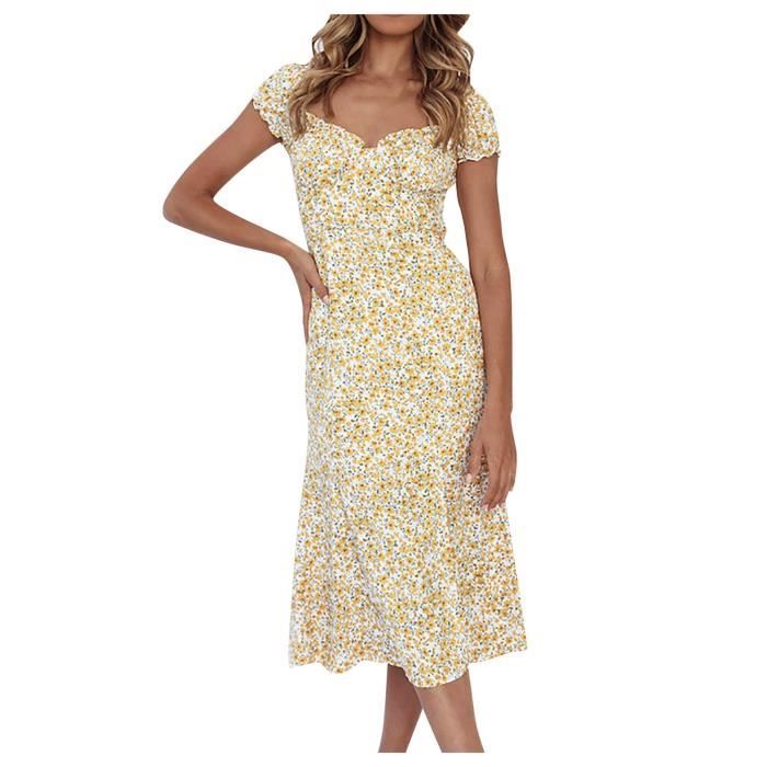 Vêtement Décontracté Springfield Robe Midi Décontractée