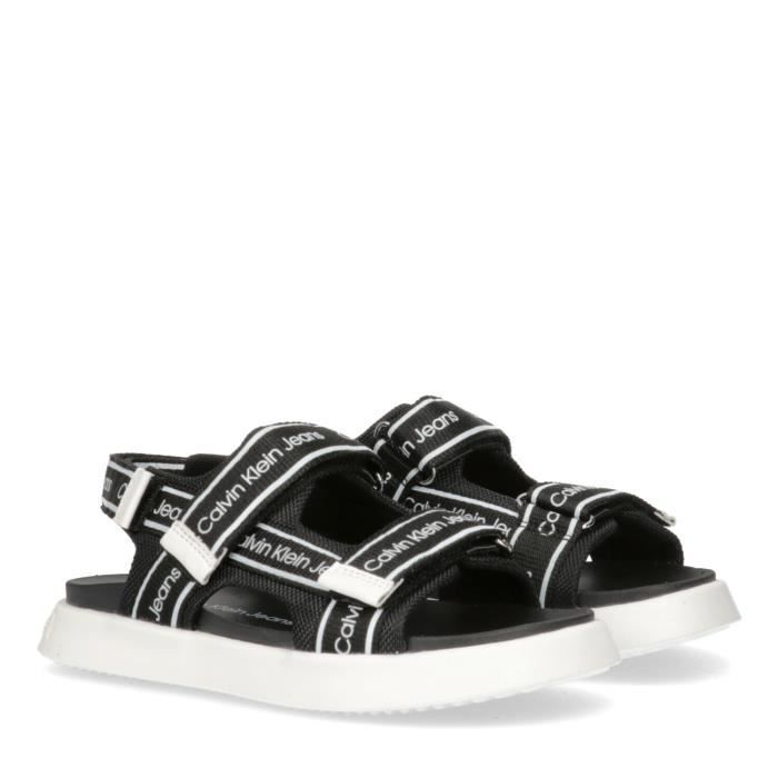 Sandales enfant Calvin Klein Jeans Velcro - noir/blanc - 37