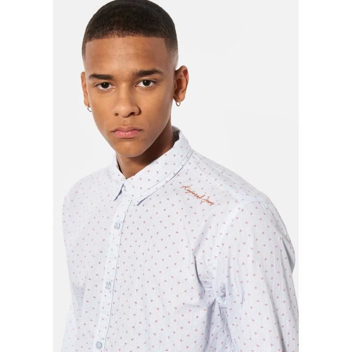 Chemise homme 100 coton 2025