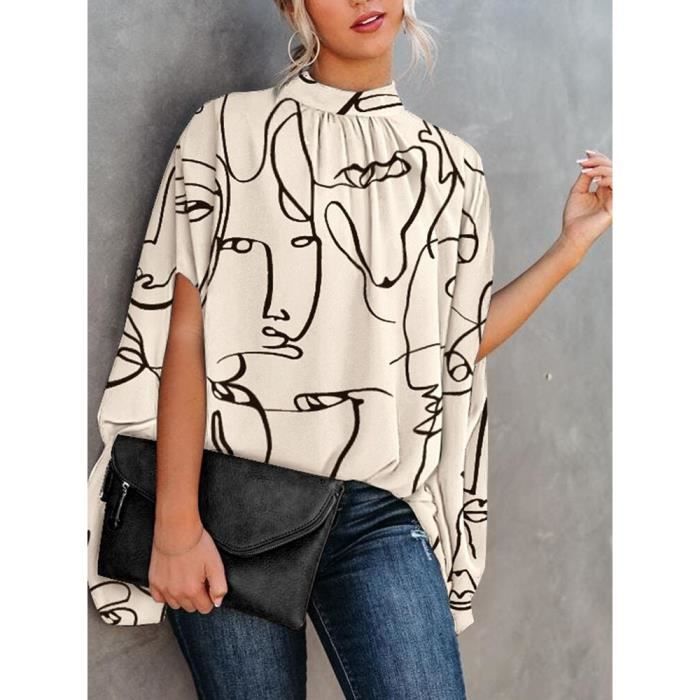 Chemise manche sales chauve souris
