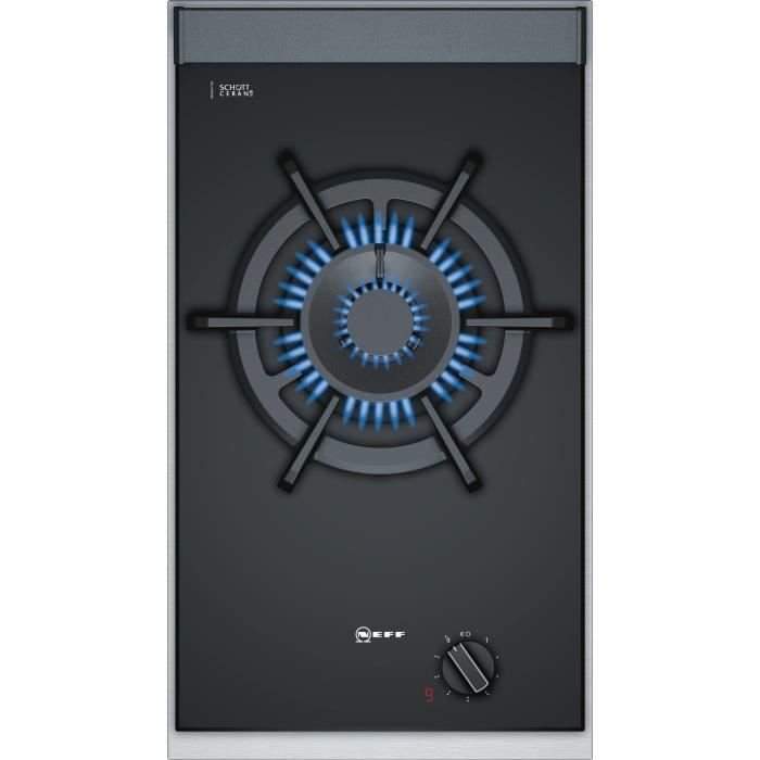 Neff table domino gaz 30cm 1 feu 6000w noir n23ta19n0 Cdiscount