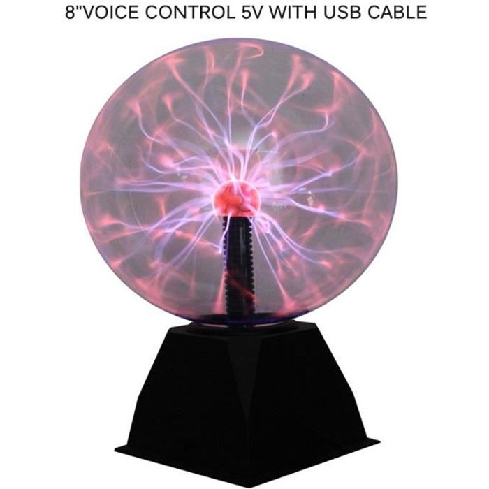 COMELY Boule de Plasma Magique Pheashine Effet Électricité Statique
