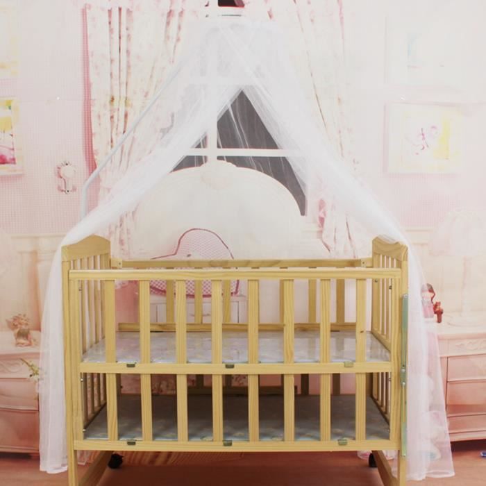 160 4cm Moustiquaire De Lit De Bebe De Literie De Taille Portative De Moustiquaire Ronde Pour Enfant En Bas Age Cdiscount Maison