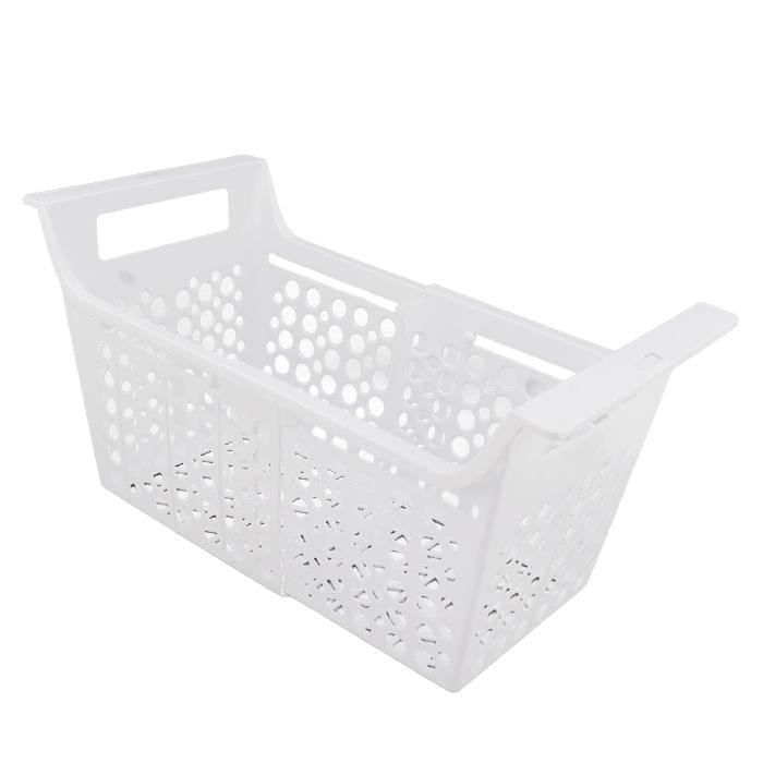 Panier De Rangement Pour Congélateur Coffre PRETYZOOM - Bac Métallique Organisateur 37x37x19 Cm