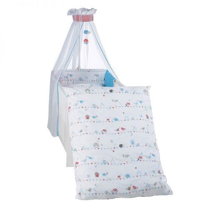 Parure De Lit Bébé 2 Pièces Bio - Housse De Couette 100x135cm + Taie 40x60cm - Coton OEKO-TEX® Et GOTS - Rose