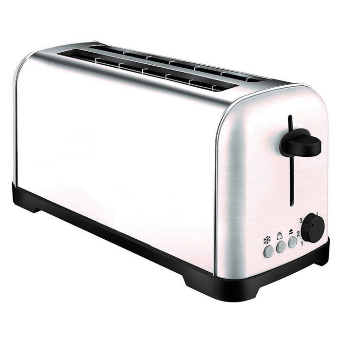 Silver Style Grille-pains 2 fentes 1400w inox - 002226