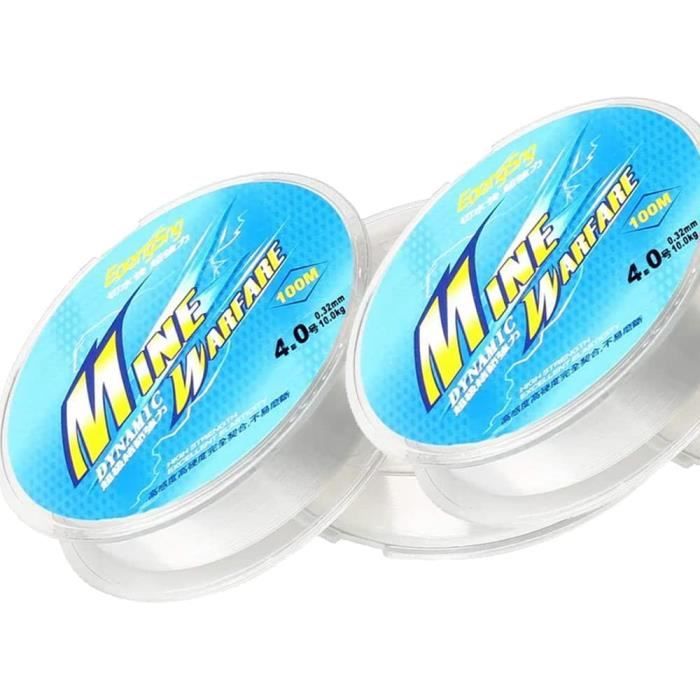 Fil De Pêche Sufix Zippy Supple Shock Leader - 100 M - Copolymère Transparent - Pour Pêche En Mer