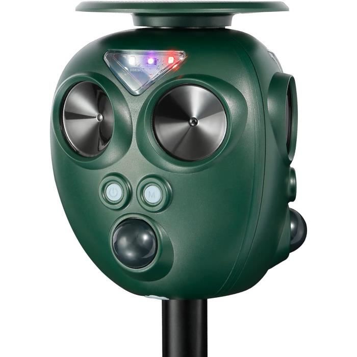 Ceboic Répulsif Chat Ultrasons, Solaire Exterieur Répulsif