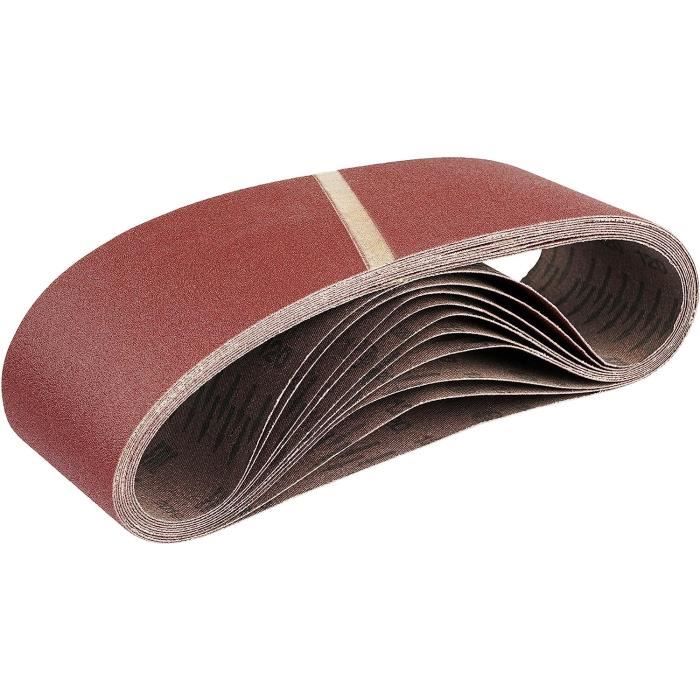 30 Bandes Abrasives Klingspor Tissu - 50 X 1020 Mm - Grain Mélangé - Neuf