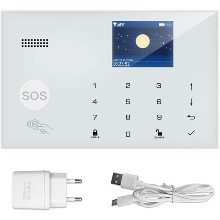 Kit Alarme Sans Fil Tuya WIFI + GSM – Compatible Google Home – Sécurité Maison Intelligente