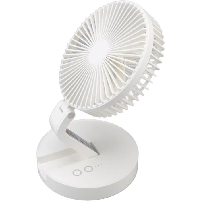 Ventilateur De Bureau USB Oscillant 2,5 W - Finition Cuivre Élégante, Compact Et Silencieux Pour Bureau, Chambre Ou Espace Restreint
