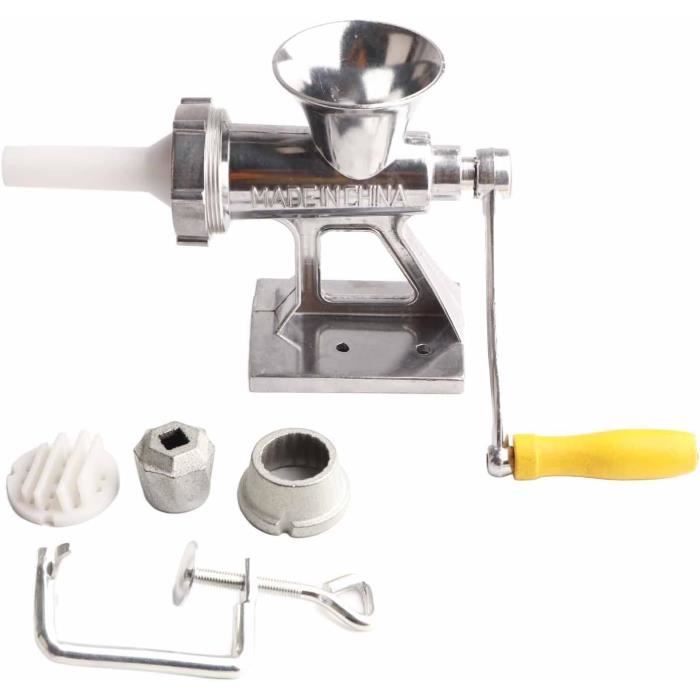 Machi De Broyage Manuel De Légumes De Viande De Hachoir à Viande D'acier Inoxydable De Ménage