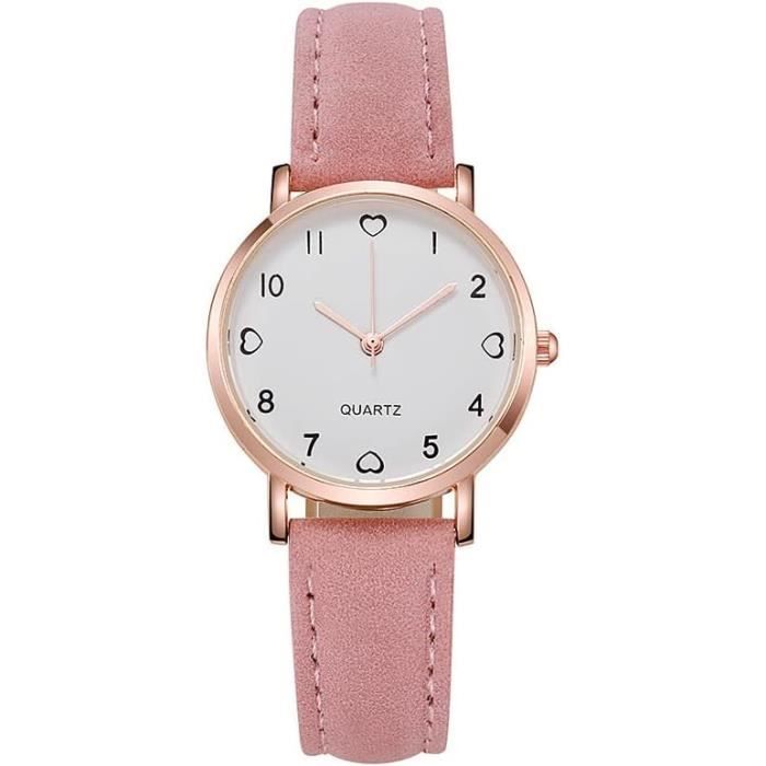 Montre Quartz Colorée Pour Homme Et Femme - Bracelet Maille Élégant - Idéale Pour Quotidien Et Cadeau