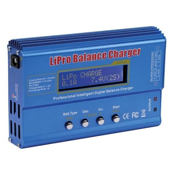 Chargeur équilibreur LiPo Double Canal T240 - 240W DC / 150W AC, écran Tactile 3.2", Auto-détection, Pour Batteries RC, Drones, Voitures