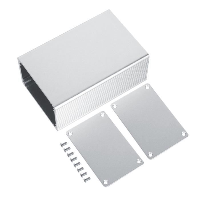 Boîtier De Refroidissement En Aluminium 80x160x220mm - Dissipation Thermique Pour PCB GPRS Et Projets Électroniques