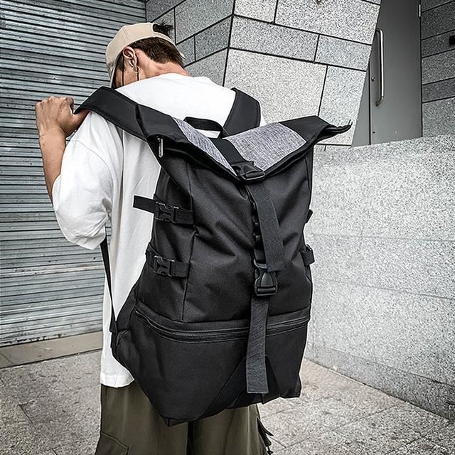 Sports bag black strap Sac Dos Multifonctionnel Pour Hommes Et