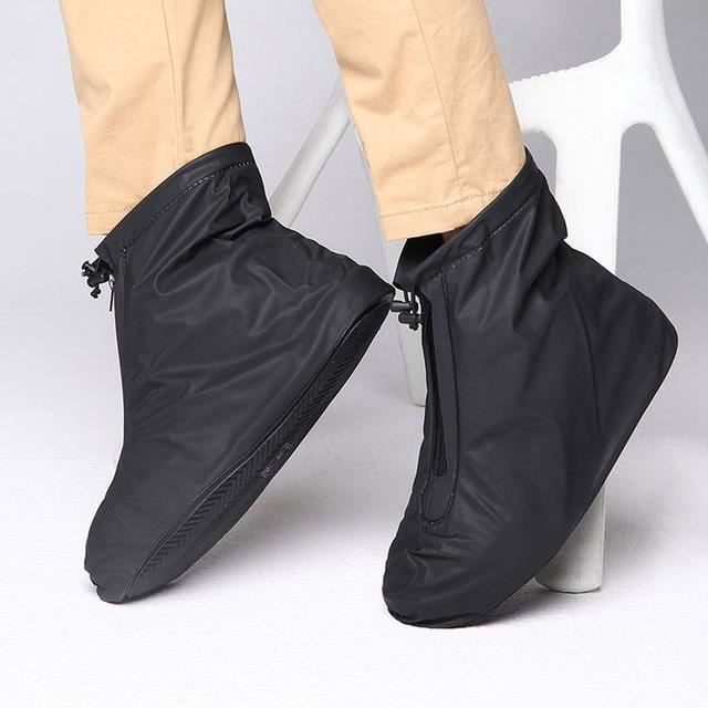 Couvre-Chaussures Imperméables Réutilisables - Antidérapants Pour Pluie, Boue, Neige - Homme Et Femme