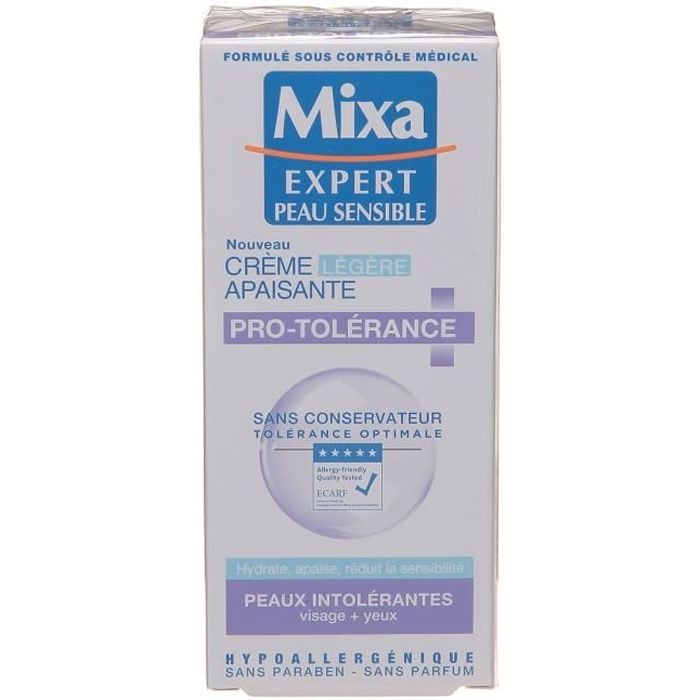 Mixa Creme Apaisante Tolerance Expert Peaux Sensibles 50 Ml Cdiscount Au Quotidien