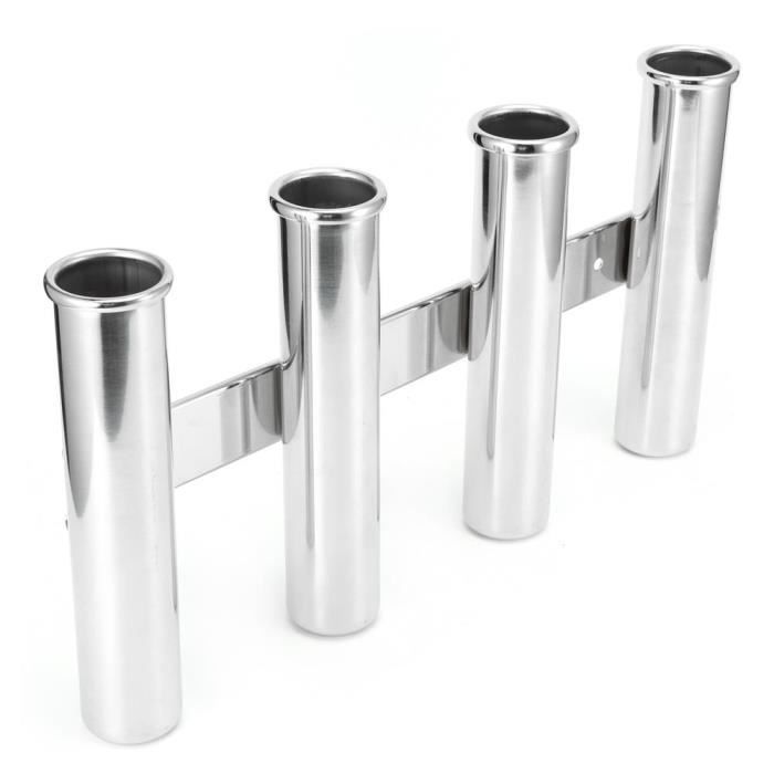 EIF Porte-canne à pêche pour bateau Support réglable à double pince 316