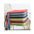 6 coussins de chaise antidérapants avec attaches - pour la maison, la cuisine, la salle à manger,  l'extérieur (couleur aléatoire)-1