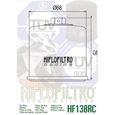 Filtre à  huile Hiflofiltro pour Moto Suzuki 650 Gsf Bandit N 2005-2015 HF138RC-1