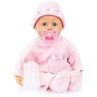 Bayer Design Poupon I Baby Interactive 38cm, parlante, biberon, tétine | poupée bébé avec corps souple, accessoires, grands yeux brillants, tenue adorable, pour les jeux de rôle
