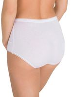 Slip Femme Playtex P00BS En Dentelle De Coton élastique - Neuf Avec étiquettes - Taille Unique/Regular