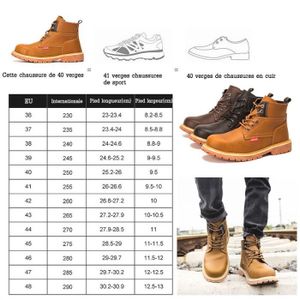 chaussures de securite homme elegante