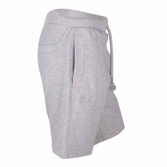 Bermuda matiere sweat Homme SUPERDRY Gris clair Blanc Homme Adulte
