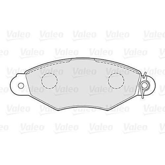 Plaquettes De Frein VALEO First – Jeu Avant Complet 301721 Avec Accessoires – Qualité Premium Pour Sécurité Optimale
