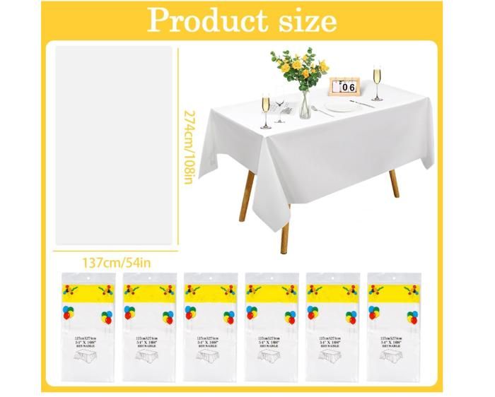 Teruntrue Lot de 2 Nappe Rectangulaire Blanche Tissu 153 x 260cm, Imperméable et Lavable Nappes Rectangulaire pour Tables 6 Pieds, Nappe en Polyester pour Fête Mariage Buffet Camping Restaurant Teruntrue Lot de 2 Nappe Rectangulaire Blanche Tissu 153 x 260cm, Imperméable et Lavable Nappes Rectangulaire pour Tables 6 Pieds, Nappe en Polyester pour Fête Mariage Buffet Camping Restaurant