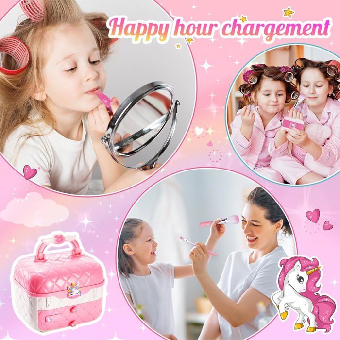 Talkie-walkie pour enfants - Jouets pour enfants de 3 à 12 ans - Jouet licorne - Jeu d'extérieur - Rose et violet Étiquette - Jeux - Jouets