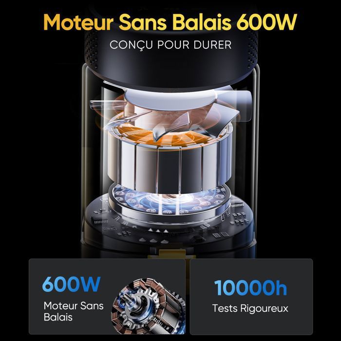 P9 Aspirateur Sans Fil Haute Puissance DAspiration 30 Kpa Avec Brosse P9 Aspirateur Sans Fil Haute Puissance DAspiration 30 Kpa Avec Brosse
