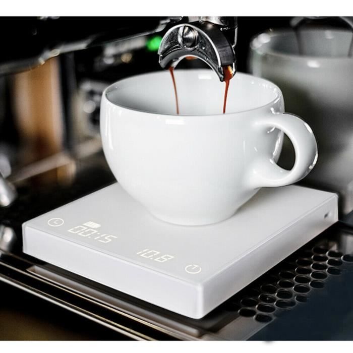 Échelle de café expresso électronique Affichage à LED Balance de cuisine  rechargeable - Cdiscount Maison