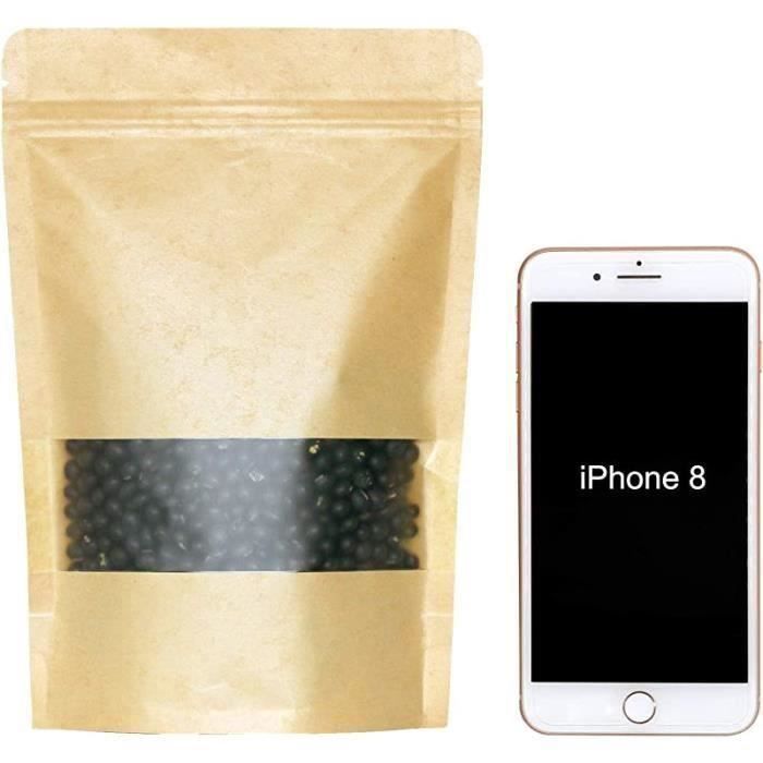 Simplelifeco UK Glassine Lot De 50 Sacs Auto-adhésifs En Papier Pour Cire Fondue 89 X 117 Mm