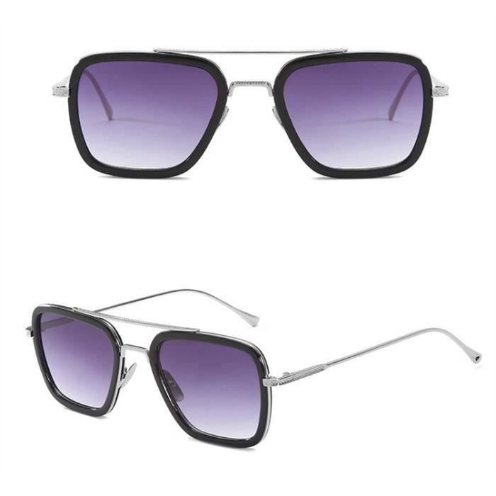 Lunettes Iron Man Avengers Infinity War Tony Stark Meme paragraphe Achat Vente lunettes de soleil Homme Adulte Cdiscount