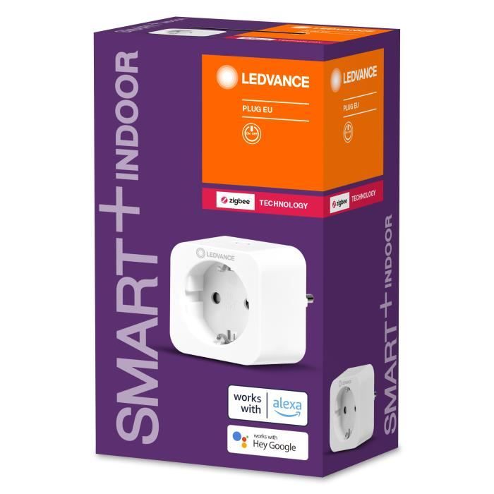 Prise Connectée Ledvance Smart+ ZigBee – Commande Vocale Et Domotique – Occasion Comme Neuf