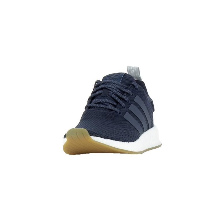 Basket adidas Originals NMD R2 Bleu Blanc BY9316 Femme Lacets