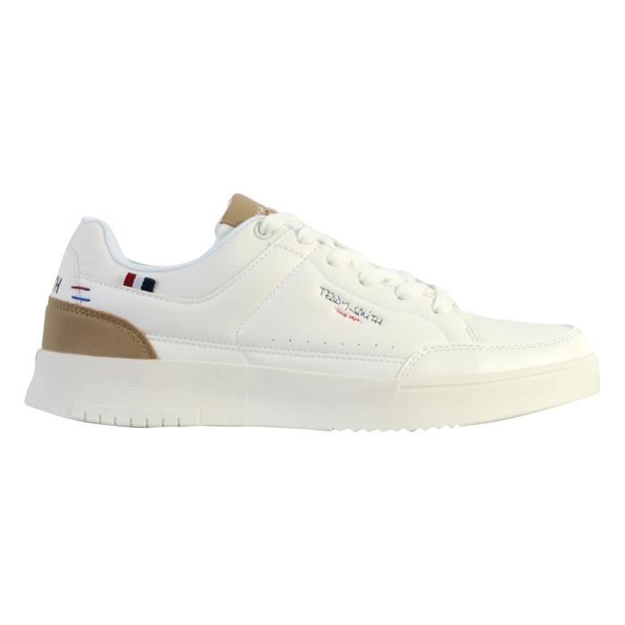 Basket Lacets Teddy Smith Version basse Blanc Mixte