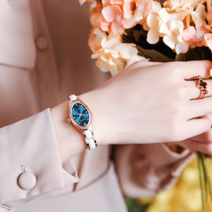 Montre femme petit cadran rond top