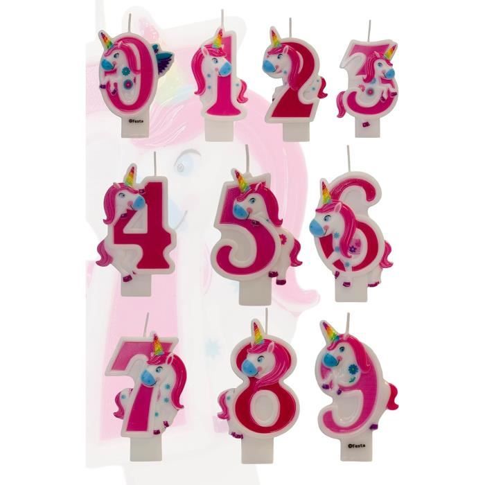 Bougies D'anniversaire Pixel ParPix - Chiffres Lumineux Pour Gâteau - Effet Rétro Et Festif